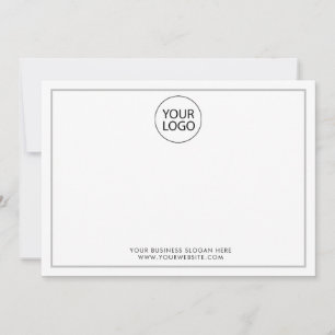 Professional Custom Company Logo Text Business Card