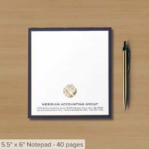 Professional Custom Logo Business Notepad