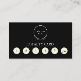 Professional Custom Logo Loyalty Punch Card