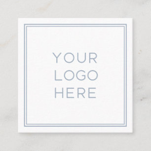Professional Custom Logo Simple and Minimalist Square Business Card