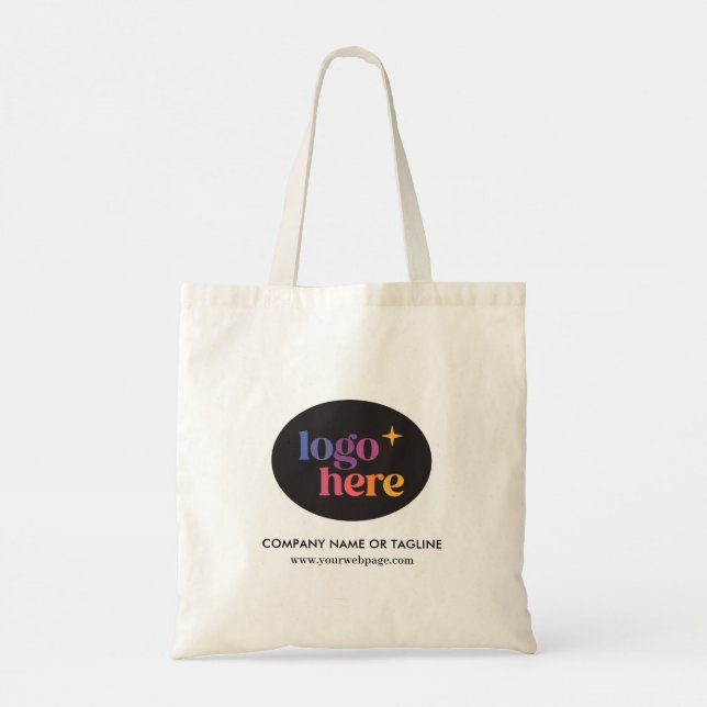 Professional Custom Logo Tote Bag (Back)