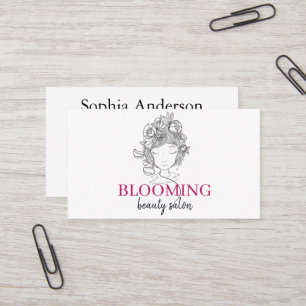 Professional Custom Lotus Logo Yoga Studio Business Card