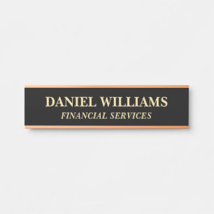 Professional Custom Name Plate Office Door Sign