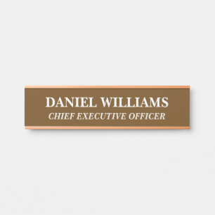 Professional Custom Name Plate Office Door Sign