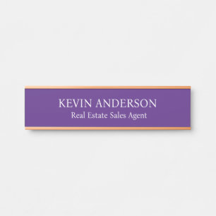 Professional Custom Name Plate Office Door Sign
