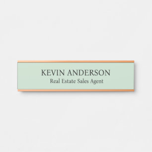 Professional Custom Name Plate Office Door Sign