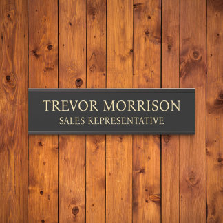 Professional Custom Name Plate Office Door Sign