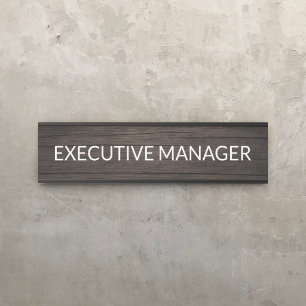 Professional Custom Name Plate Office Door Sign