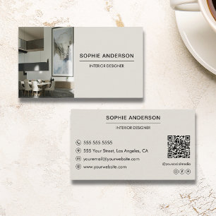 Professional Custom Photo Designer Business Card