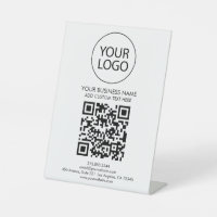 Professional Custom QR Code Business Logo Text