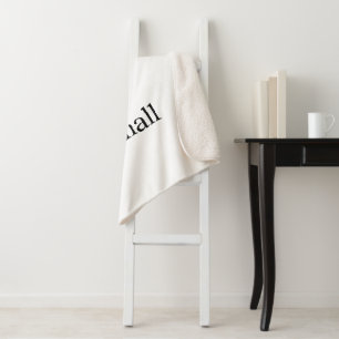 professional custom simple Small Sherpa Blanket