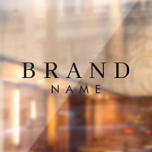 Professional Custom Window Cling