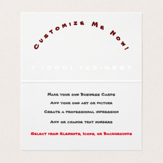 Professional Customisable Business Cards