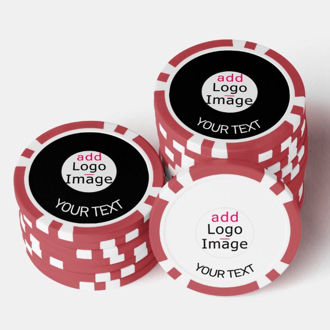 Professional Customisable Business Chic Brand  Poker Chips (Stack)