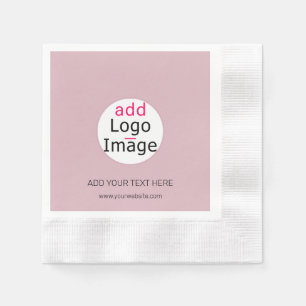 Professional Customisable Business Dusty Rose Hue Napkin