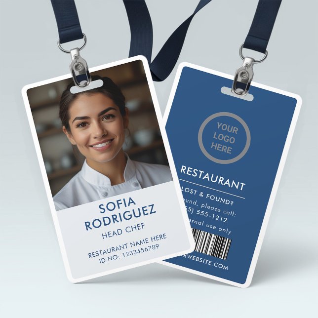 Professional Customisable Employee Identification ID Badge (Creator Uploaded)