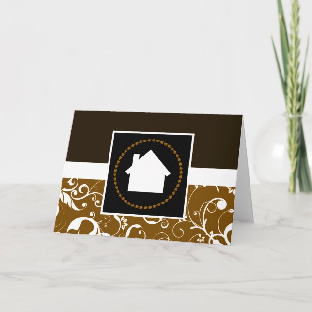 professional damask home card (Front)