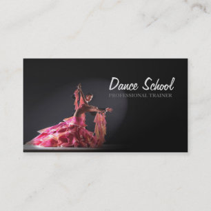 Professional Dancer Studio Dance School Card