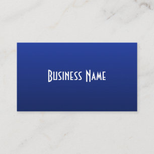 Professional Deep Blue Business Card