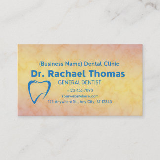 Professional Dental Appointment Business Cards