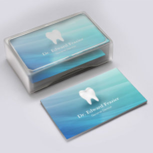 Professional Dental Care Dentist Appointment Aqua Card