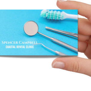 Professional Dental Office Supplies Dentist  Business Card