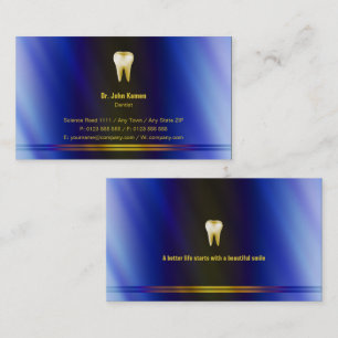 Professional Dental   Unique Business Card