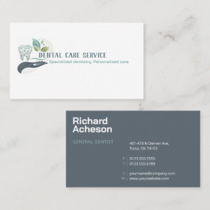 Professional Dentist Dental Care Service Business Card
