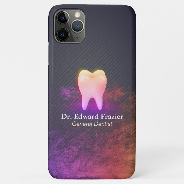 Professional Dentist Dental Clinic Rose Gold Tooth Case-Mate iPhone Case (Back)