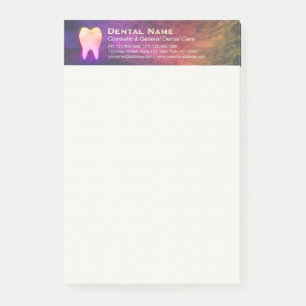 Professional Dentist Dental Clinic Rose Gold Tooth Post-it Notes