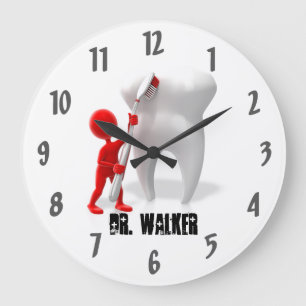 Professional Dentist Office Large Clock