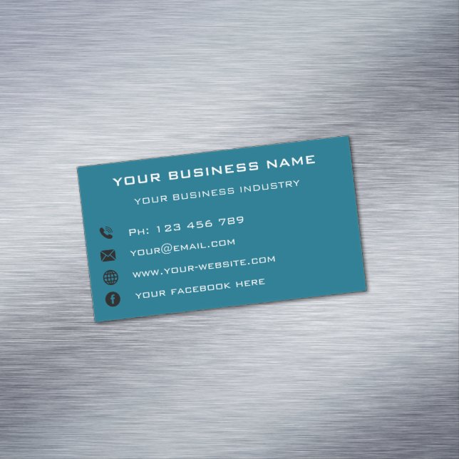 Professional Design Custom Business Card Magnet (In Situ)