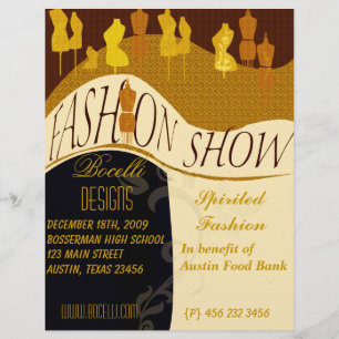 Professional Design Fashion Runway Show Invitation Flyer