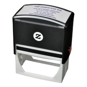 Professional Design Your Information Address Stamp