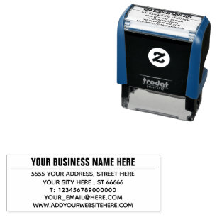 Professional Design Your Own Custom Address Stamp