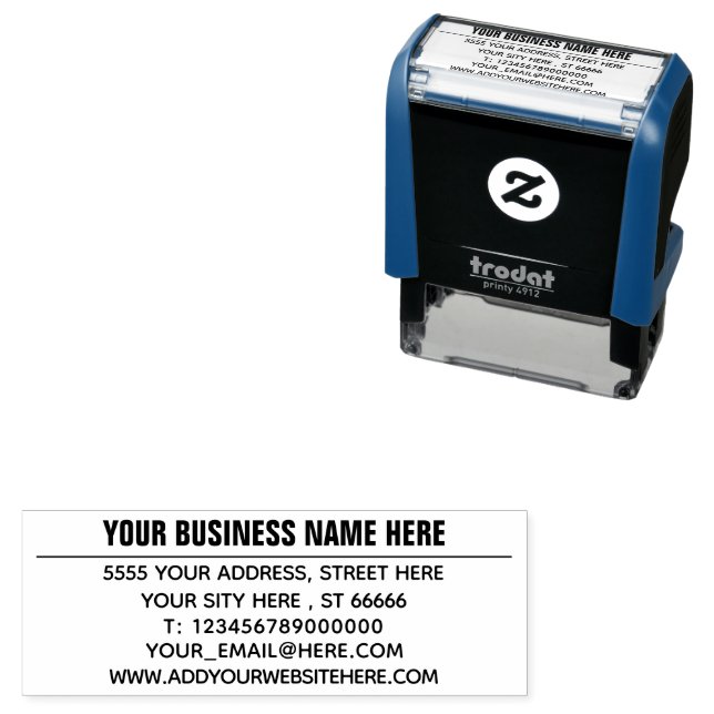 Professional Design Your Own Custom Address Stamp (In Situ)