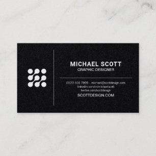 Professional Designers Black & White Business Card