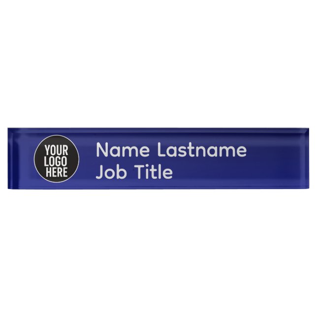 Professional Desk Nameplate (Front)