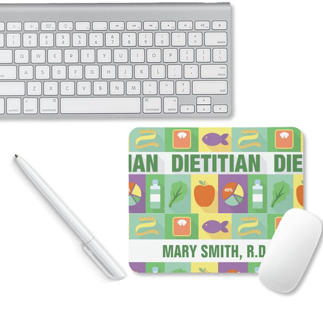 Professional Dietician Pictogram•Custom Mouse Mat (Creator Uploaded)