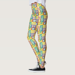 Professional Disc Jockey Iconic Designed Leggings