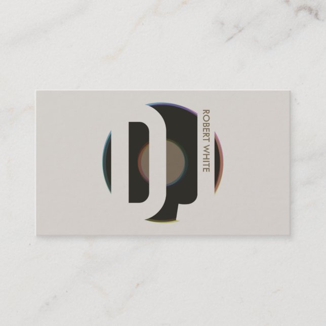 Professional DJ Business Card (Front)