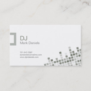 Professional DJ Business Card