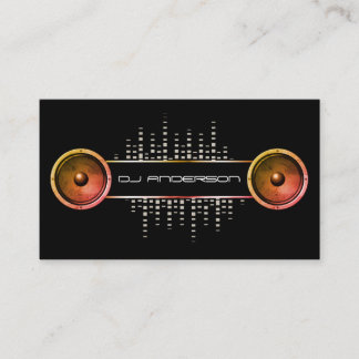 Professional DJ Business Card