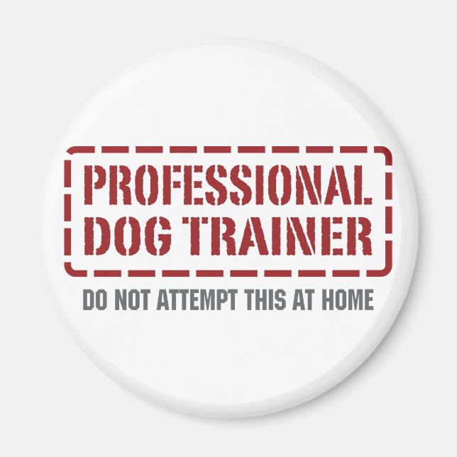 Professional Dog Trainer Magnet (Front)