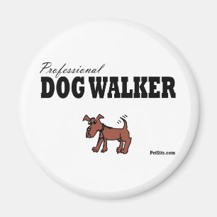 Professional Dog Walker Magnet
