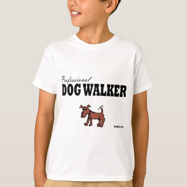Professional Dog Walker T-Shirt (Front)