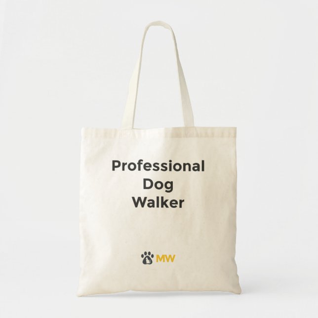 Professional Dog Walker Tote Bag | Funny Dog Walke (Front)