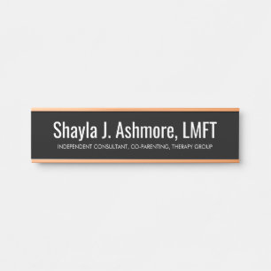 Professional Door Nameplate