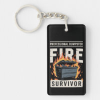 Professional Dumpster Fire Survivor Funny Work