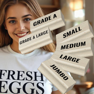 Professional Egg Carton Size Stamp (JUMBO)